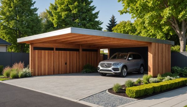L'abri voiture en bois : alliez style et protection durable