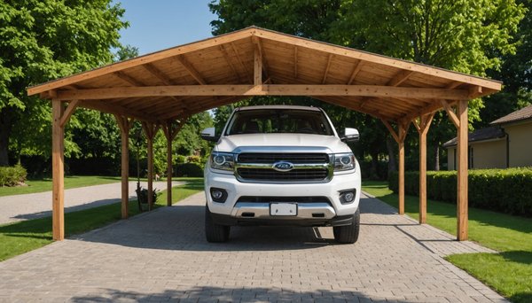 L'abri voiture en bois : alliez style et protection durable